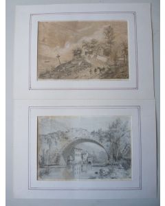 Deux dessins originaux au crayon 