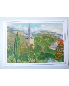 Aquarelle ancienne 