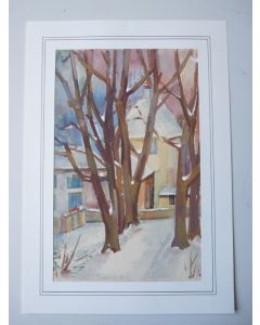 Aquarelle ancienne 
