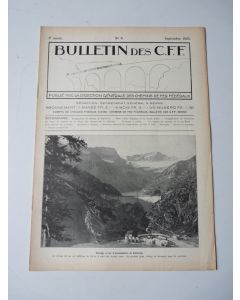 Bulletin Des CFF N°9 Septembre 1925