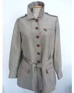 Veste HERMES vintage soie T40 Femme