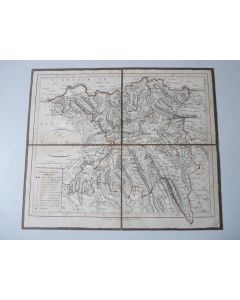 Carte Canton d'Argovie 1822