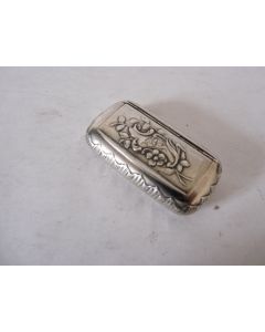 Boîte à tabac métal blanc