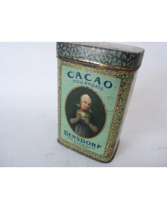 Boite chocolat cacao BENSDORP tôle lithographiée