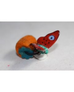 Pare gouttes porcelaine pour théière Papillon