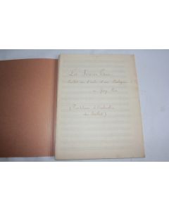 Partition manuscrites paroles et chansons ballet la source Carie Guy Rio