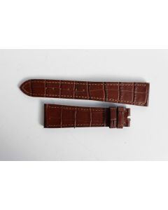 PATEK PHILIPPE Bracelet montre cuir brun 21 mm