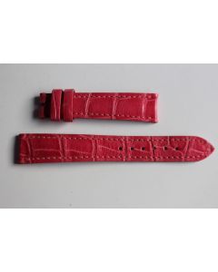 PATEK PHILIPPE Bracelet montre femme croco rose 16 mm
