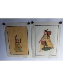 Peintures sur soie Indes