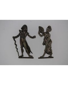 Personnages révolutionnaires argent