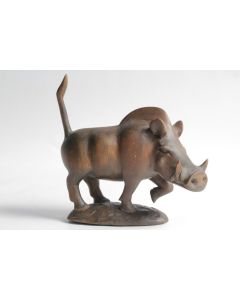 Phacochère bois sculpté