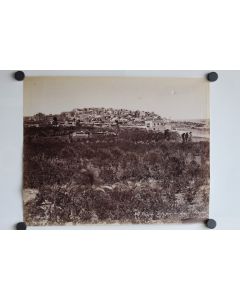 Photo BONFILS Palestine Vue de Jaffa près des jardins