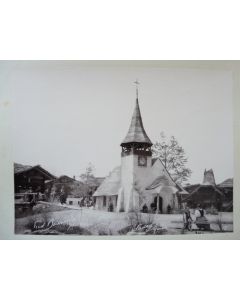 Photo Fred BOISSONNAS 1896 Église du Village VIII