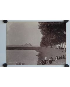 Photo orientaliste Lékégian Pyramides Egypte