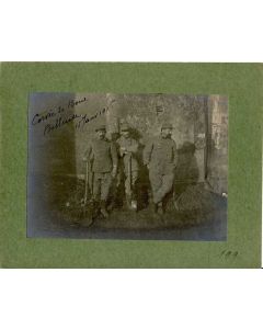 Photographie Ancienne Guerre 80 Somme Belleuse