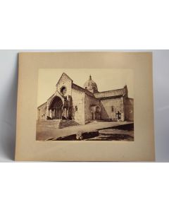 Photographie Cathédrale Ancône Italie Tirage albuminé