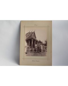 Photographie Siam Temple Wat Phra Kaeo Thaïlande papier salé