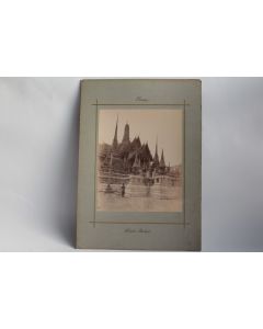 Photographie Siam Temple Wat Phra Kaeo Thaïlande papier salé