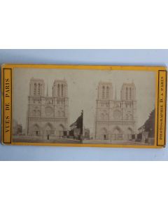 Photographie Vue stéréo Cathédrale Notre-Dame de Paris