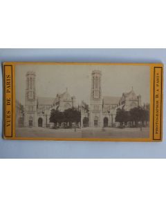 Photographie Vue stéréo Église Saint-Germain-l'Auxerrois Paris