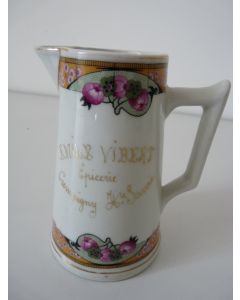 Pichet porcelaine Epicerie VIBERT Haute Savoie