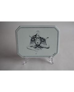 Plaque faïence Gival Trinacria Sicile