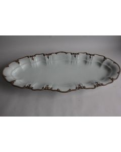 Plat de service porcelaine Thun Klösterle Vienne Autriche XIXe siècle