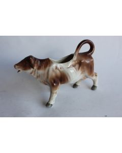Pot a crème porcelaine souvenir ? vache
