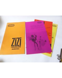 Programme de l'Alhambra Maurice Chevalier ZIZI JEANMAIRE 