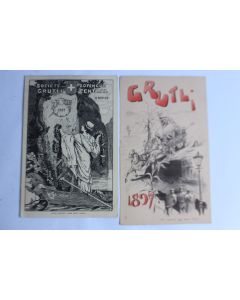 Programme Société étudiants Zofingue Grutli 1907 1897 Suisse