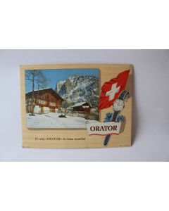 Publicité montre ORATOR Suisse