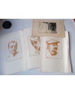 Quatre Bois Gravés Pierre-Eugène Vibert