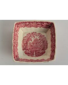 Ravier carré Terre de fer MASON'S Vista pink England