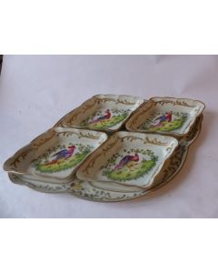 Raviers sur plateau en porcelaine de Mehun