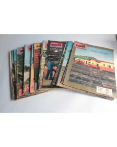 Revue La vie du rail 22 numéros de 1953 du 404 à 440 