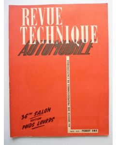 Revue Technique Automobile N°43 1949 Camion Peugeot DMA