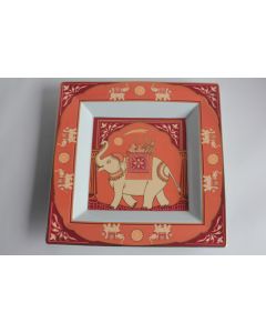 ROSENTHAL Grand Plat porcelaine Éléphant The Maharaja's Gift