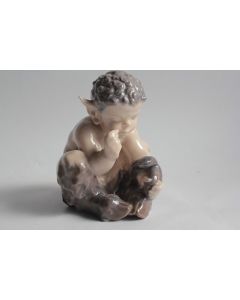 ROYAL COPENHAGEN Faune et serpent 1712 Christian Thomsen Danemark