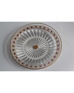 SAINT LOUIS Petite assiette cristal Laurier