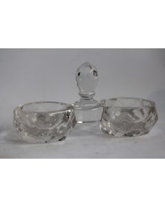 SAINT LOUIS Salière cristal moulé