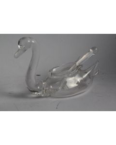 Salière verre soufflé Cygne