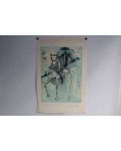 SALVADOR DALI Lithographie originale Le picador