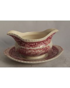 Saucière Terre de fer MASON'S Vista pink England