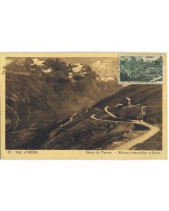 Carte-maximum France n° 358 - Col de l'Iseran