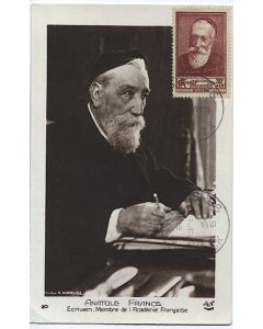 Carte-maximum France n° 380 - Anatole France