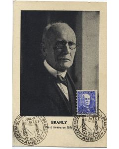 Carte-maximum France n° 599 - Branly