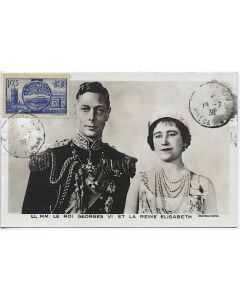 Carte-maximum France n° 400 Souverains Britanniques