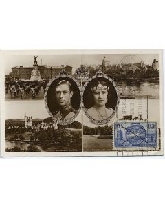 Carte-maximum France n° 400 Souverains Britanniques