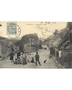 CREIL - OISE - CPA - Rue des hauts Tufies