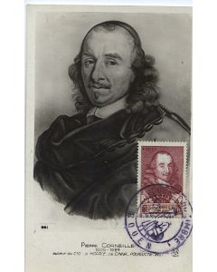 Carte-maximum France n° 335 - Pierre Corneille